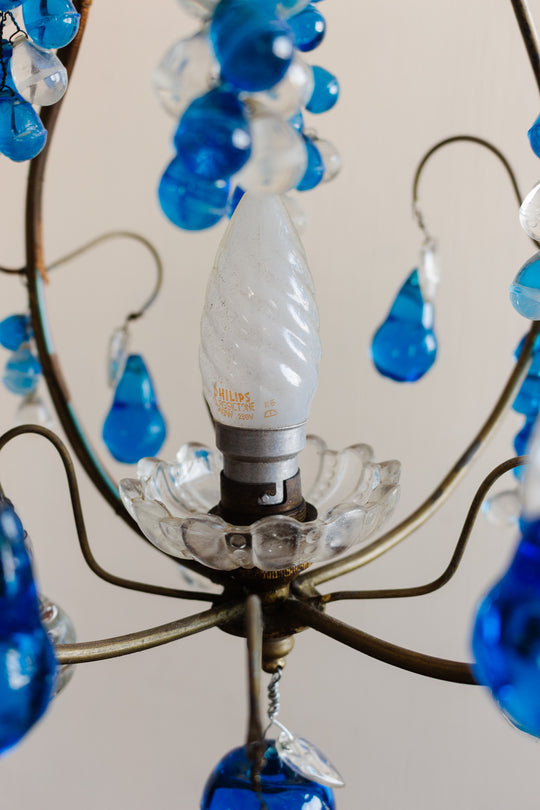 midcentury murano venetian glass fruit chandelier