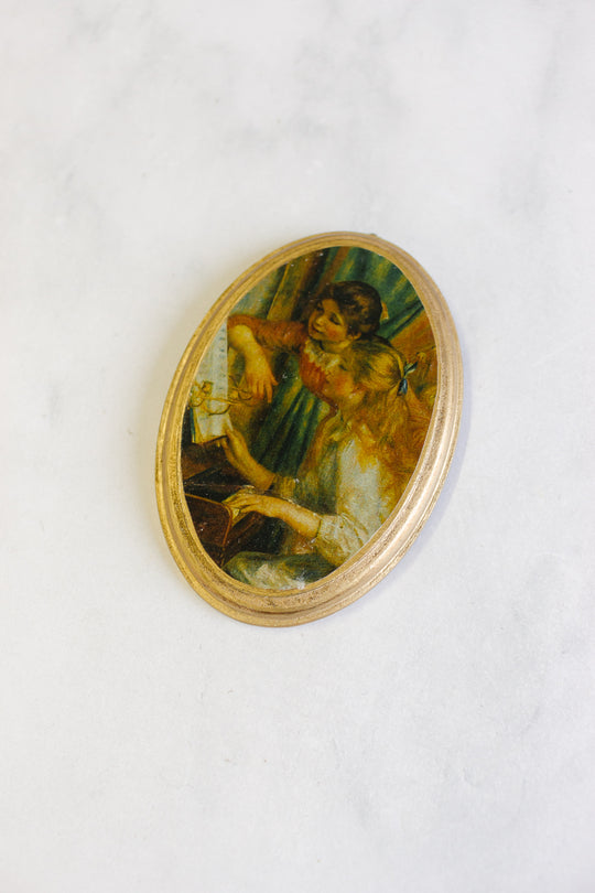 vintage Italian Florentine art, set of three