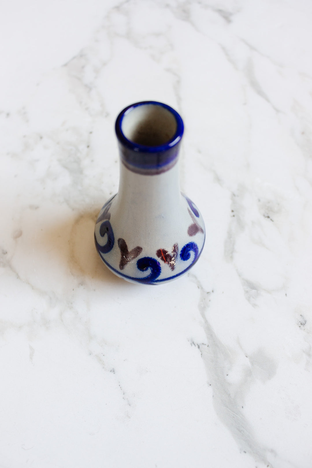 vintage german stoneware bud vase