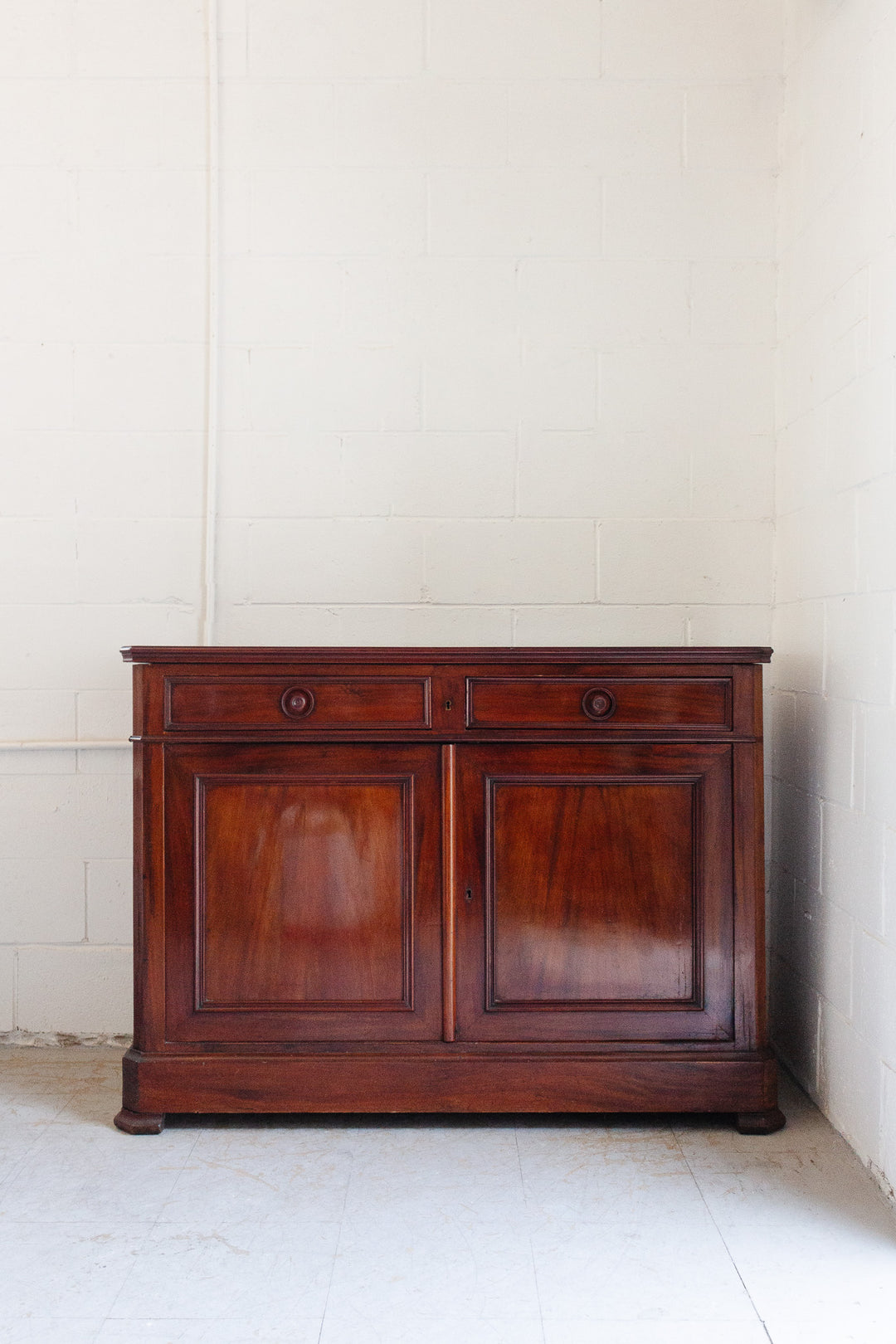 19th century French Louis Philippe walnut sideboard