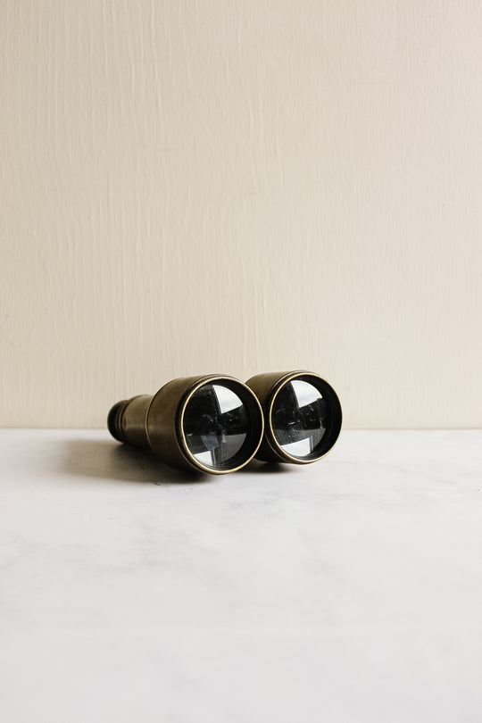 19th century french brass field binoculars
