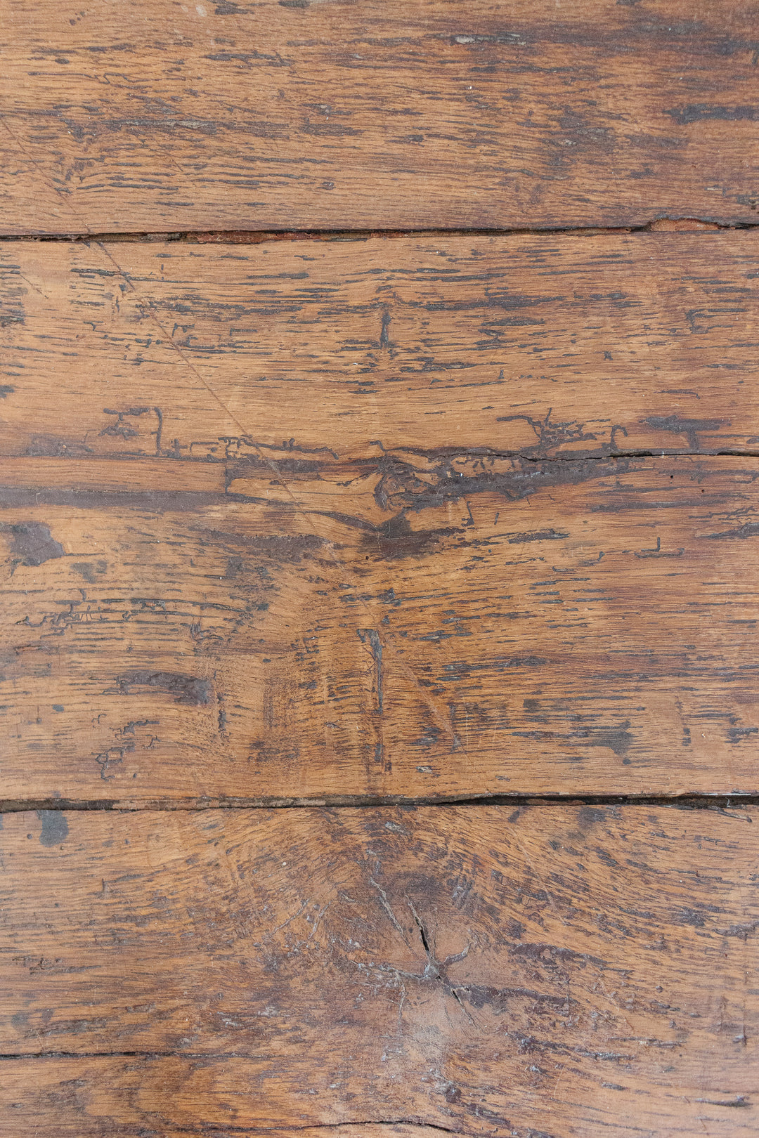 19th century French oak kitchen table