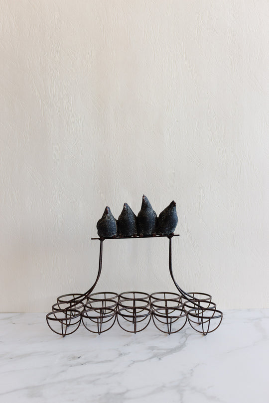 vintage german egg basket