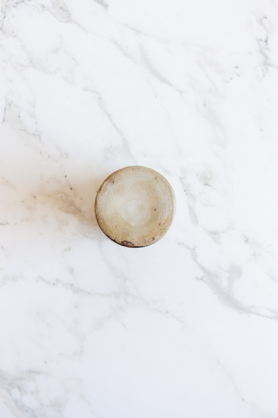 antique "oleum nucistae" stoneware apothecary jar