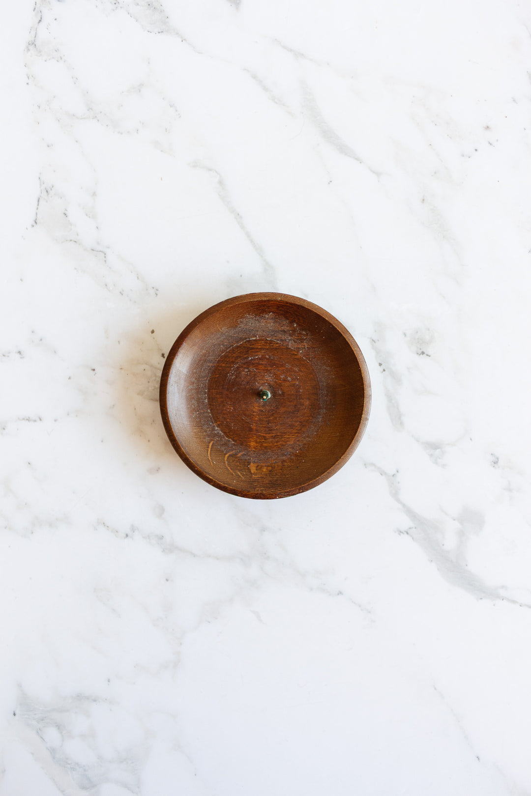 vintage german turned wooden candlestick