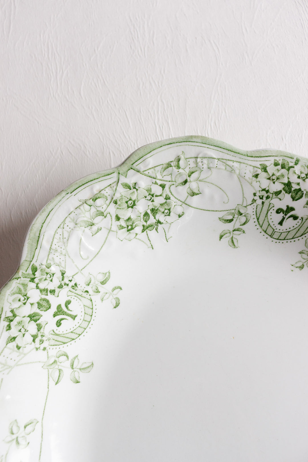 antique JHW & Sons Hanley semi porcelain platter