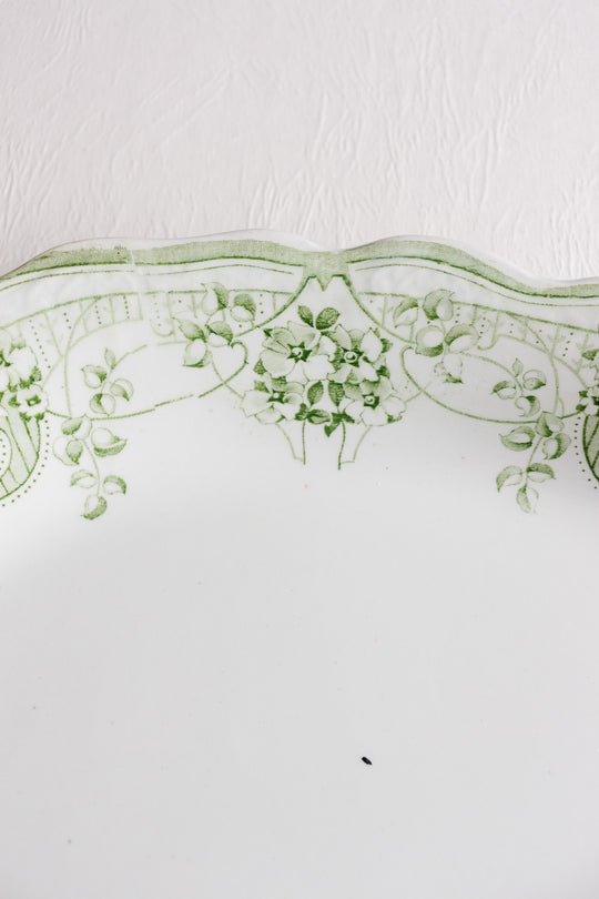 antique JHW & Sons Hanley semi porcelain platter