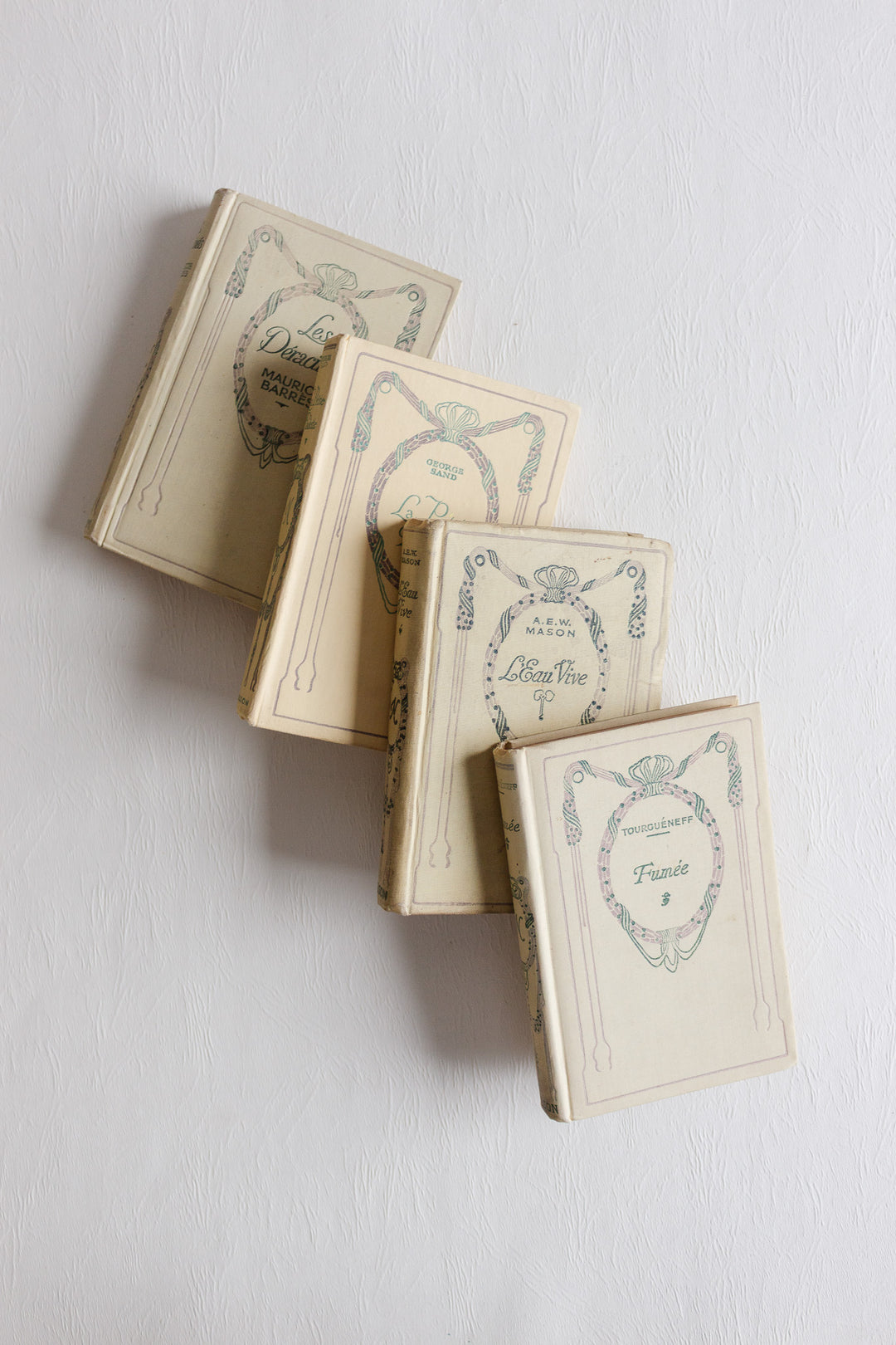 antique French books "collection Nelson", set of four