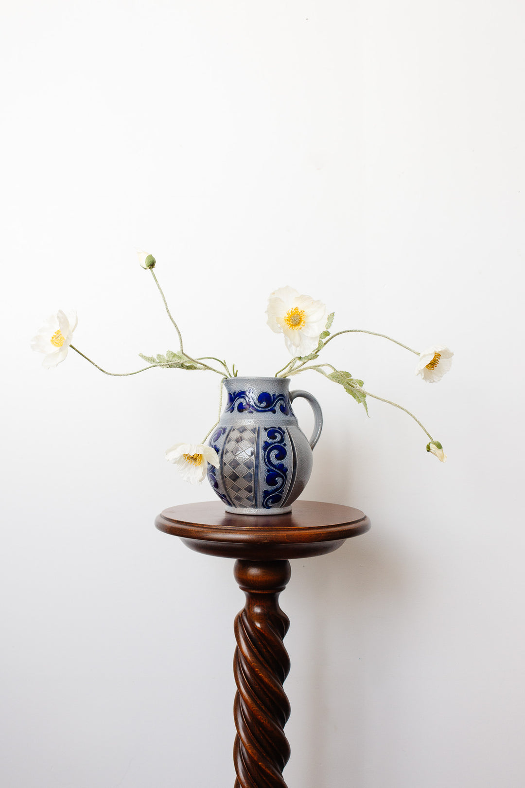 vintage German salt glaze pitcher