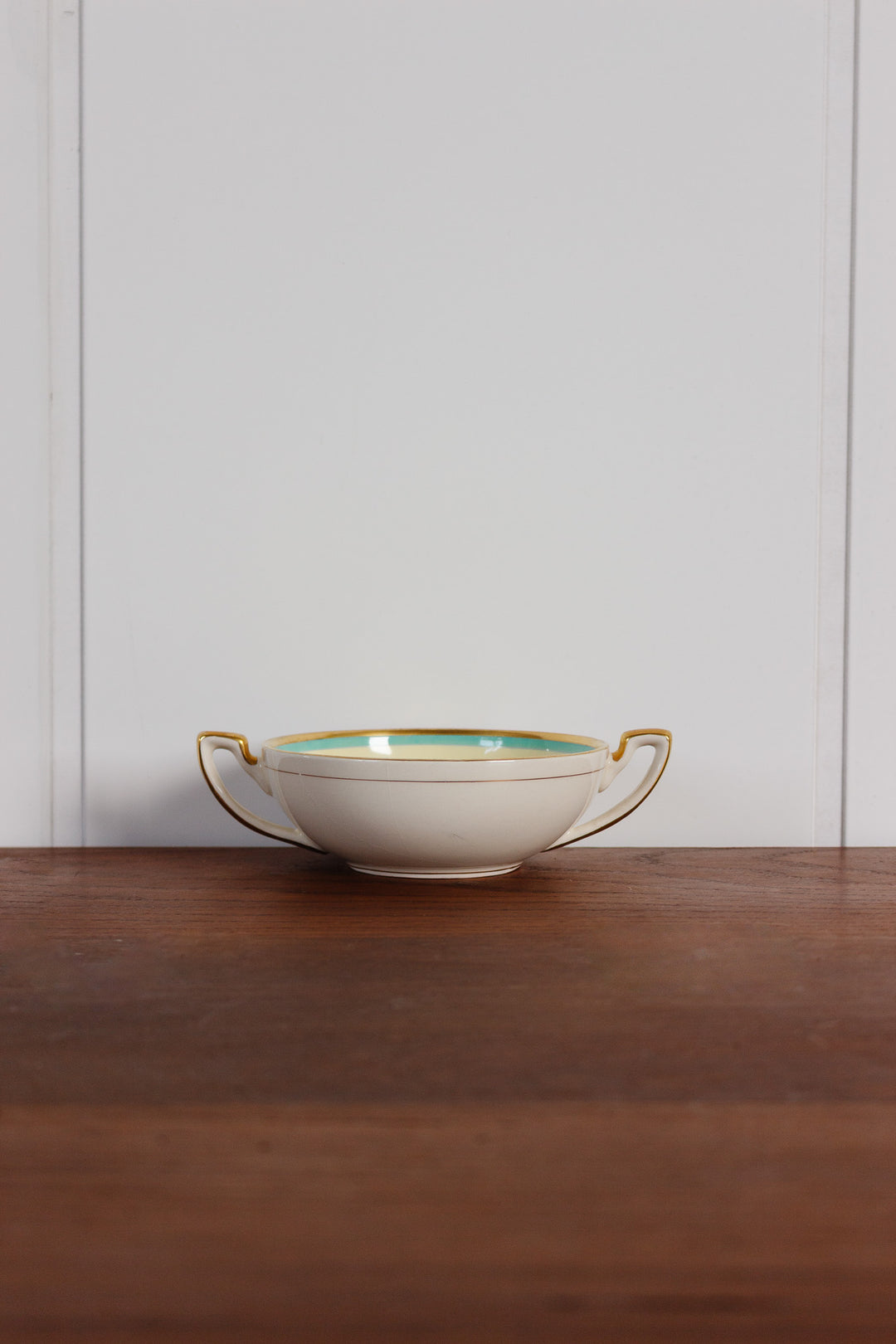 antique art deco myotts staffordshire teacups, set of 8