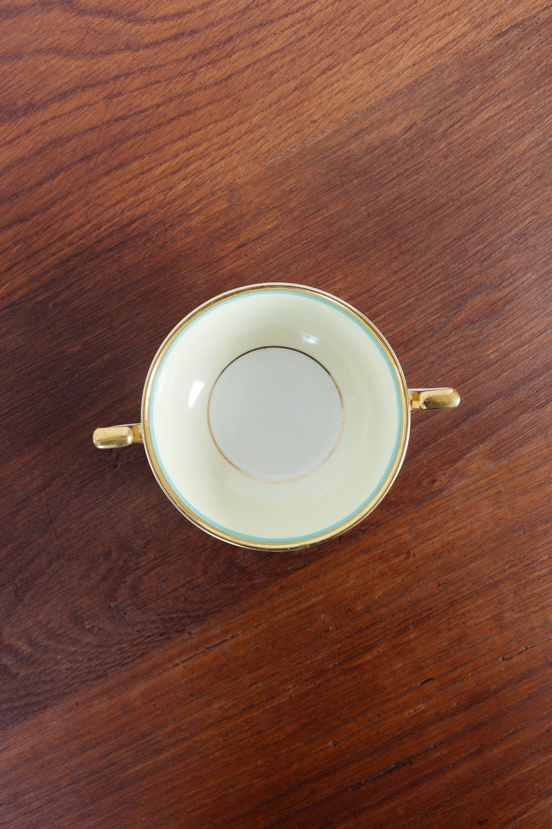 antique art deco myotts staffordshire teacups, set of 8