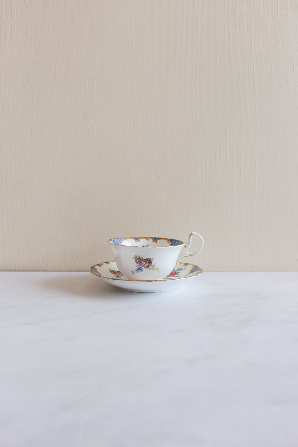 antique aynsley floral tea cup