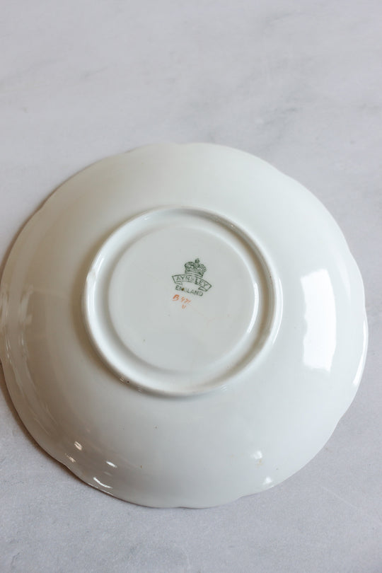 antique aynsley floral tea cup