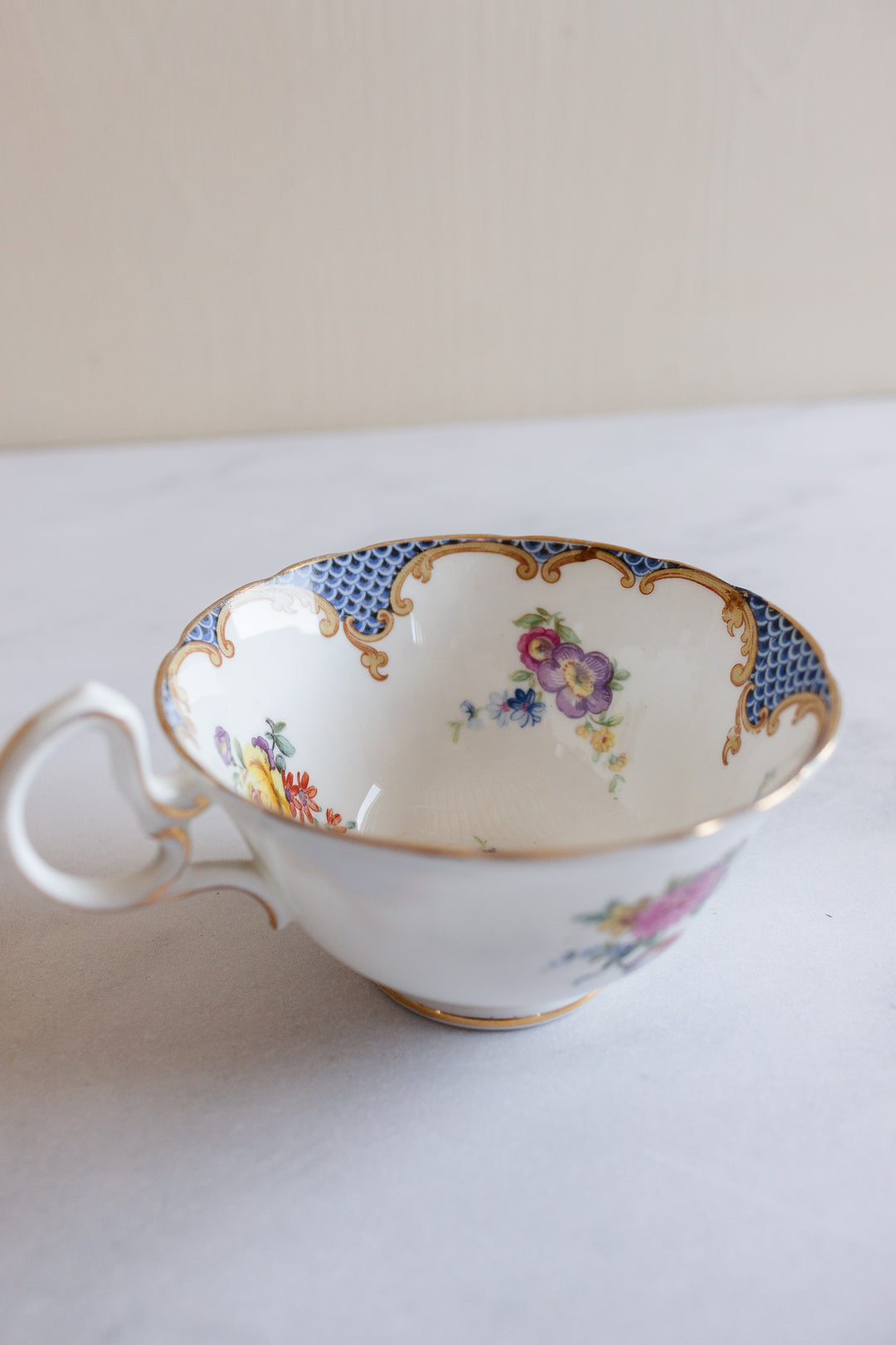 antique aynsley floral tea cup