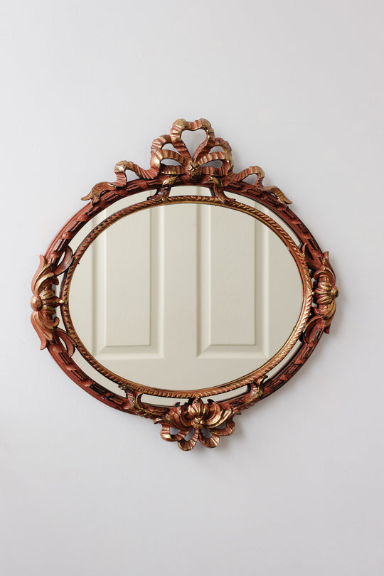 vintage italian hand painted reproduction mirror