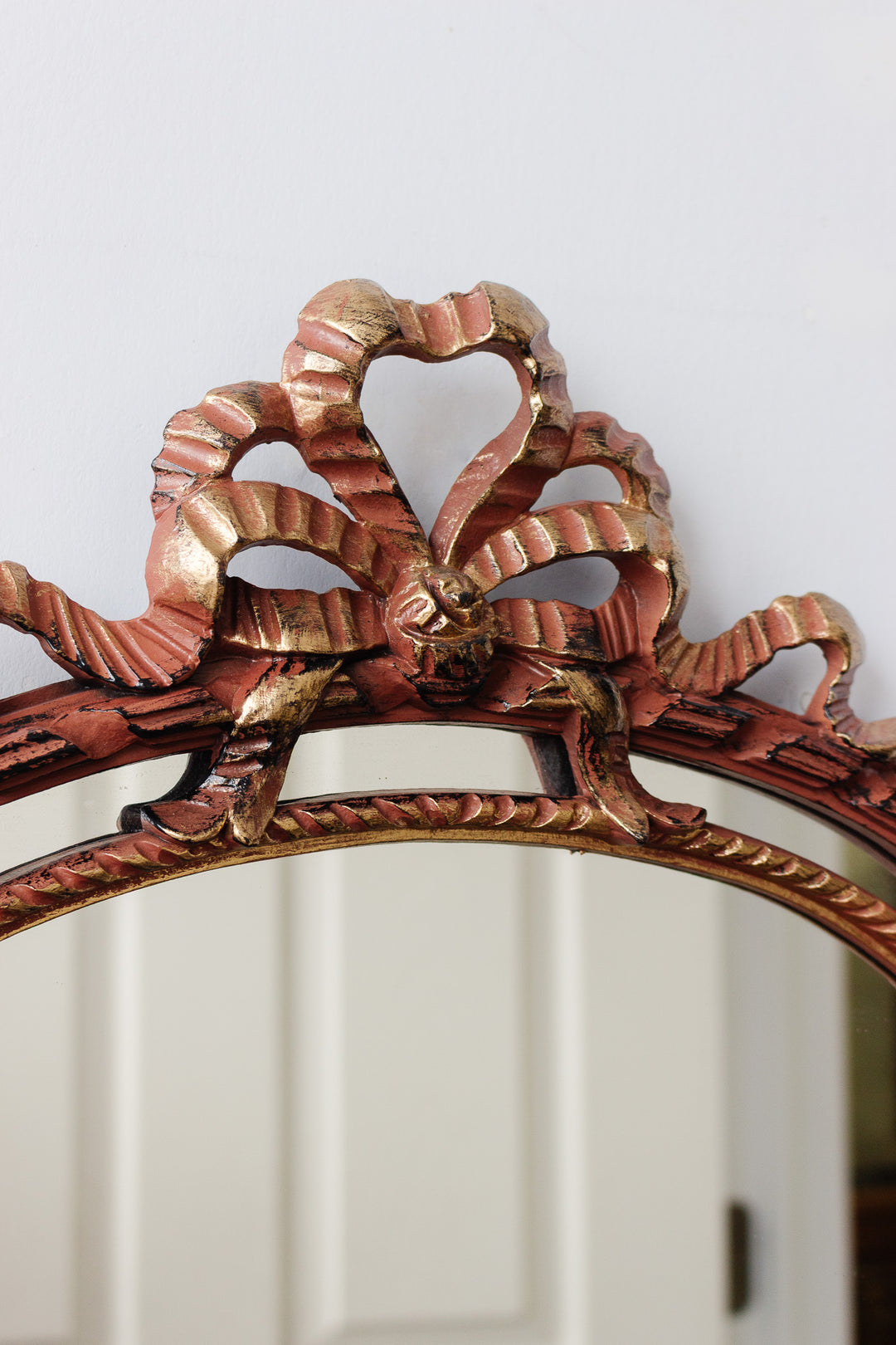 vintage italian hand painted reproduction mirror