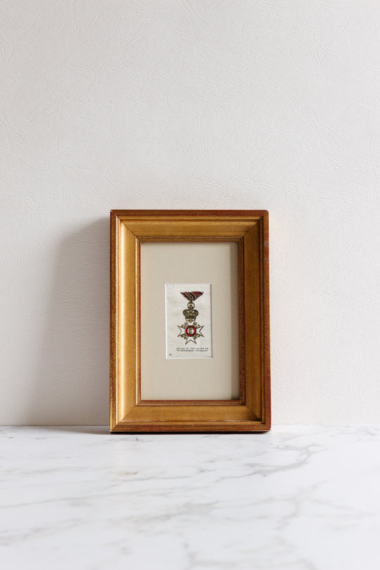 antique 1910 framed tobacco silks