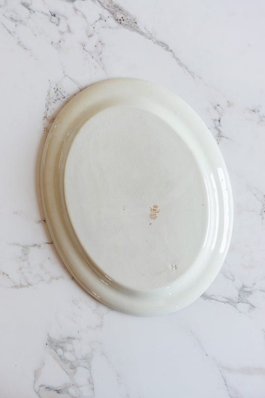 antique English tillson ware burslem platter