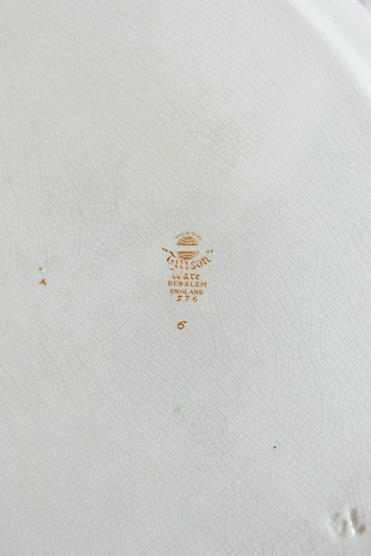 antique English tillson ware burslem platter