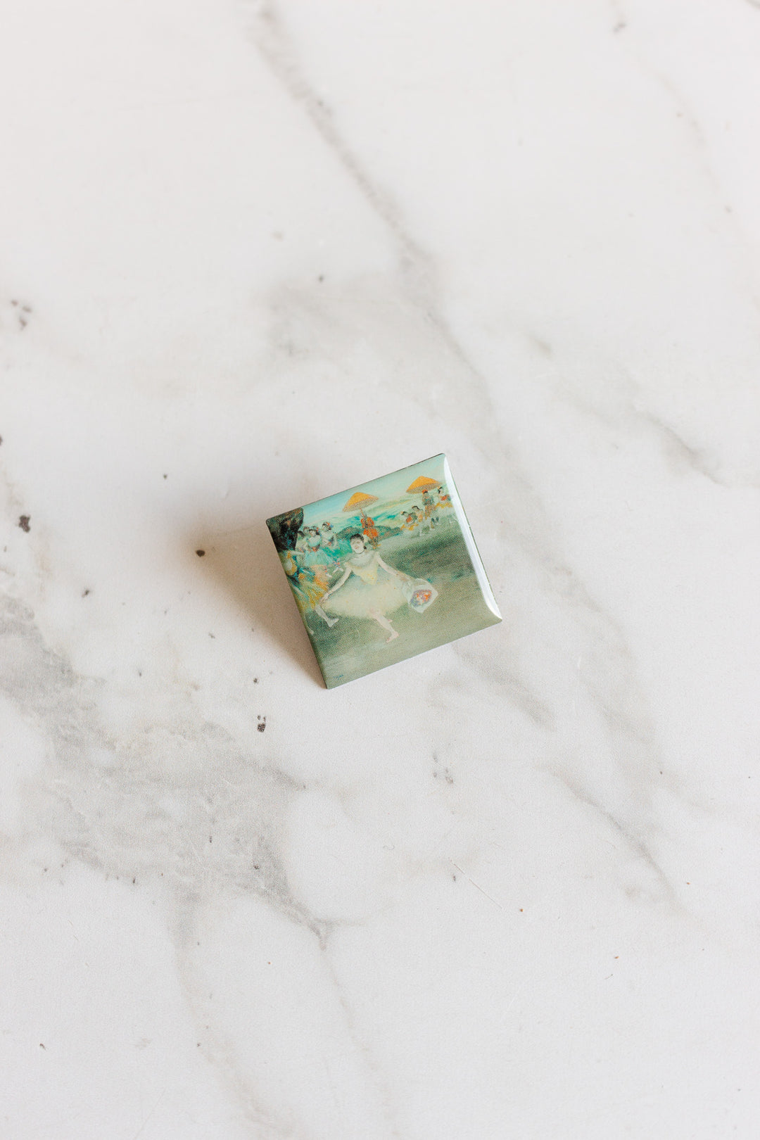 vintage french "éditons atlas" art pins,  set of 3