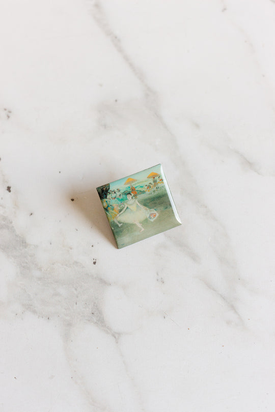 vintage french "éditons atlas" art pins,  set of 3