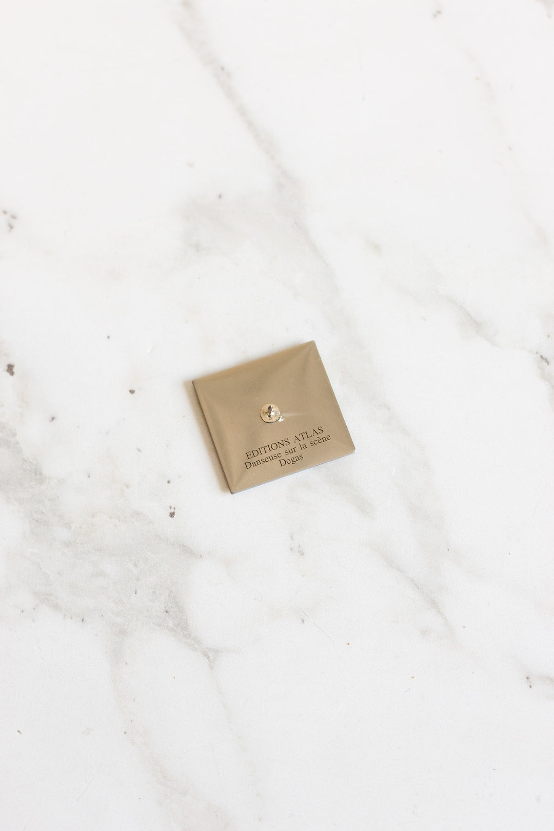 vintage french "éditons atlas" art pins,  set of 3