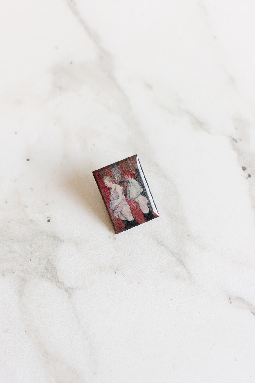 vintage french "éditons atlas" art pins,  set of 3