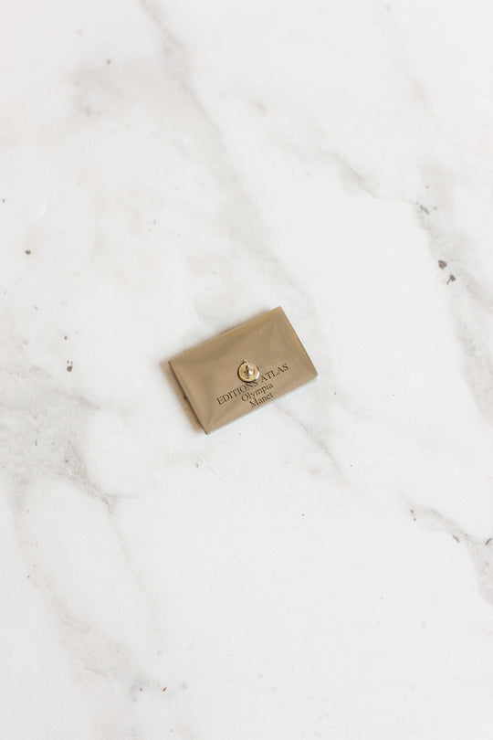 vintage french "éditons atlas" art pins,  set of 3