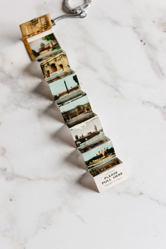 vintage london souvenir accordion souvenir keychain