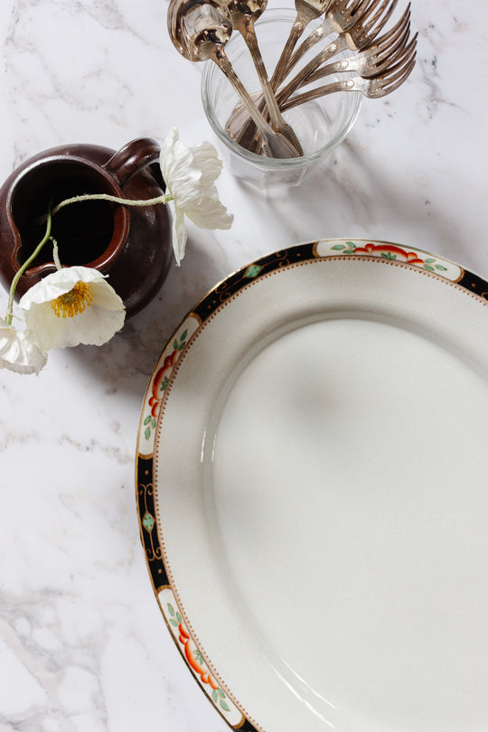 antique English tillson ware burslem platter