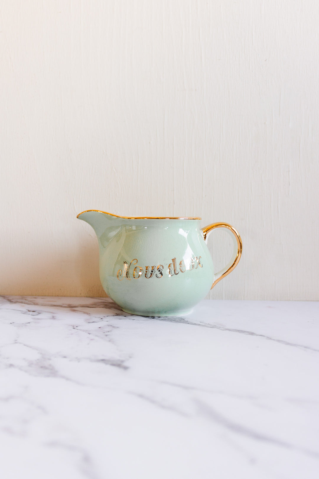 VINTAGE FRENCH “MOI ET TOI” BREAKFAST SET