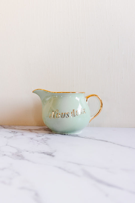 VINTAGE FRENCH “MOI ET TOI” BREAKFAST SET