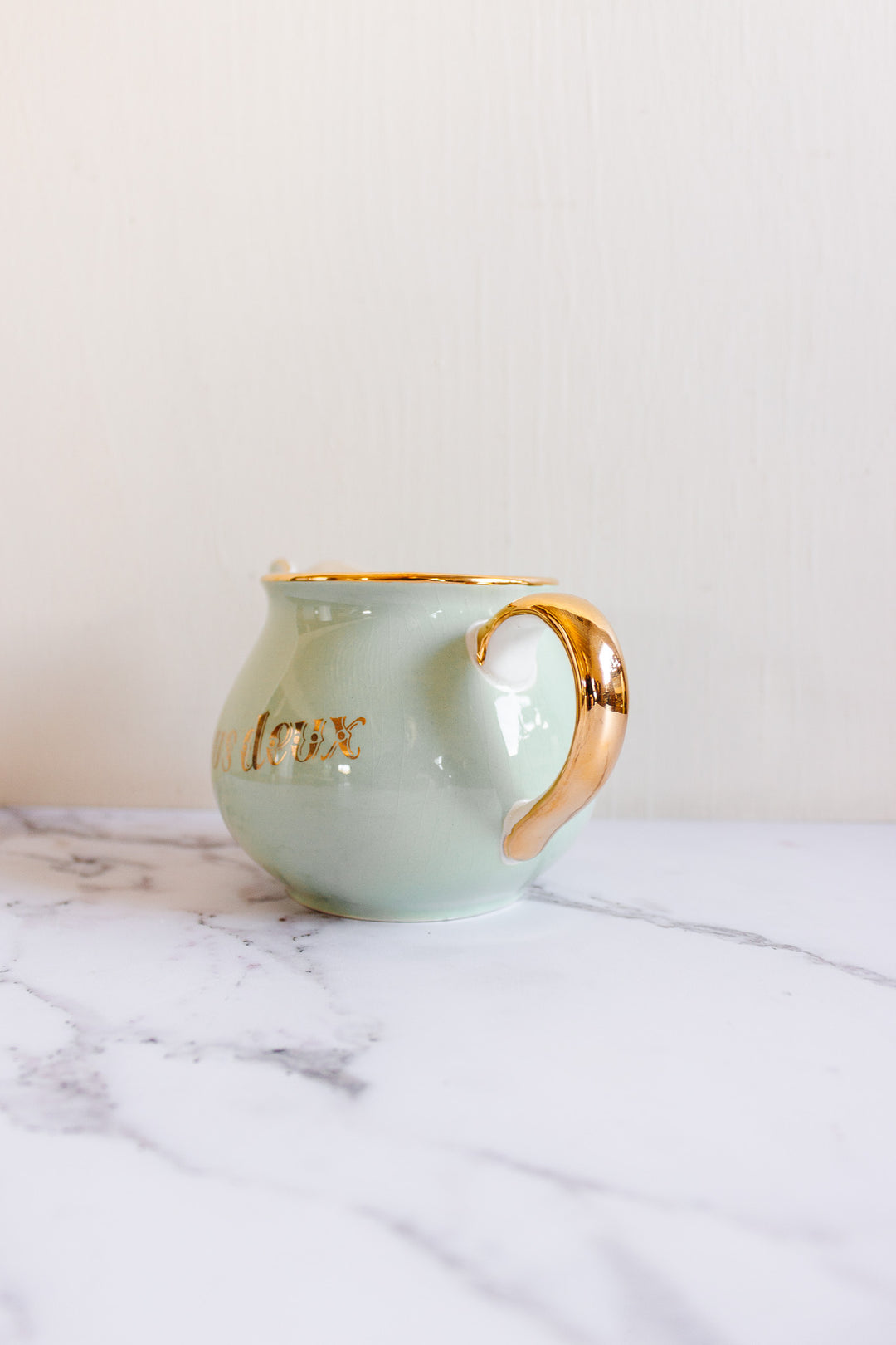 VINTAGE FRENCH “MOI ET TOI” BREAKFAST SET