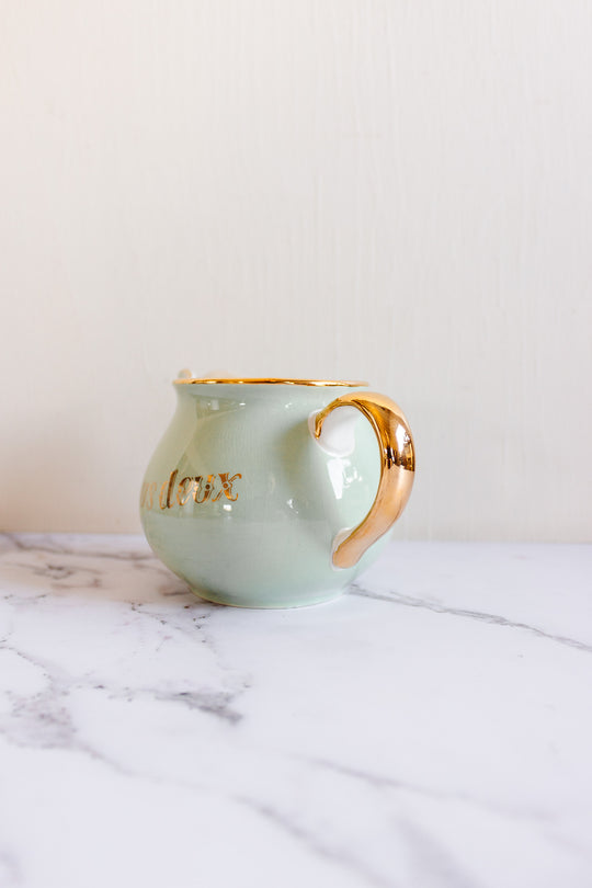 VINTAGE FRENCH “MOI ET TOI” BREAKFAST SET