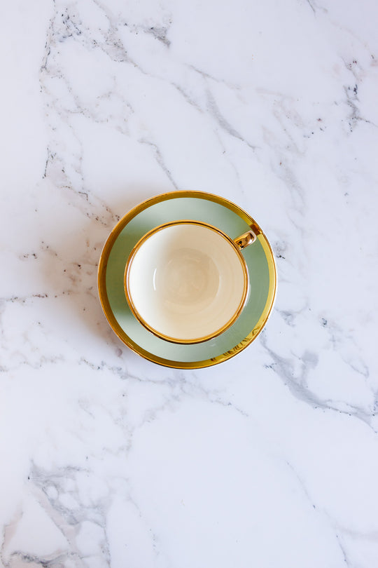 VINTAGE FRENCH “MOI ET TOI” BREAKFAST SET