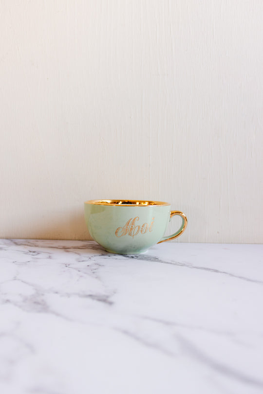 VINTAGE FRENCH “MOI ET TOI” BREAKFAST SET