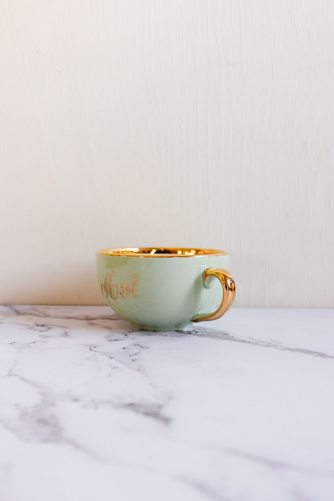 VINTAGE FRENCH “MOI ET TOI” BREAKFAST SET