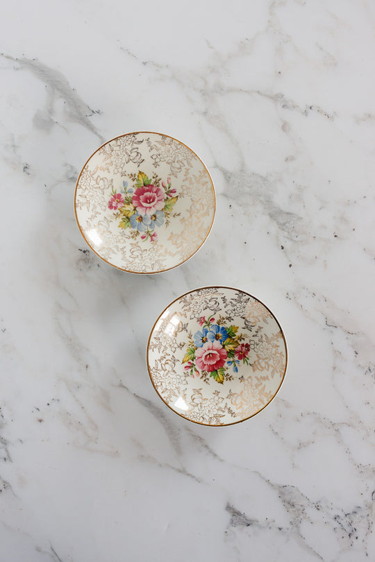 pair of 1920s weatherby hanley royal falconware trinket dishes