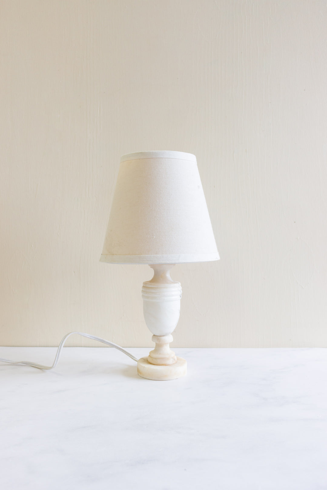 vintage Italian marble table lamp