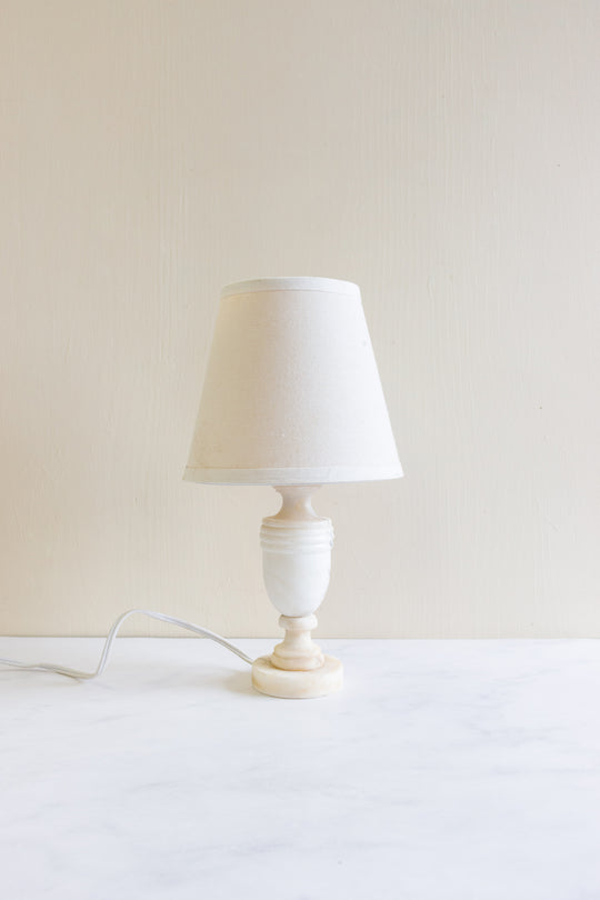 vintage Italian marble table lamp