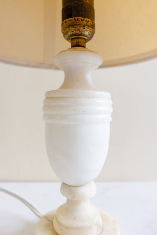 vintage Italian marble table lamp