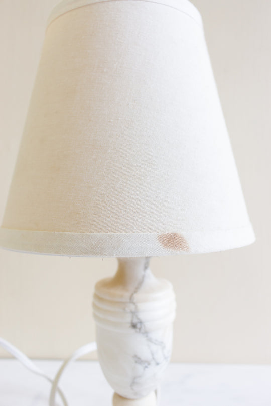 vintage Italian marble table lamp