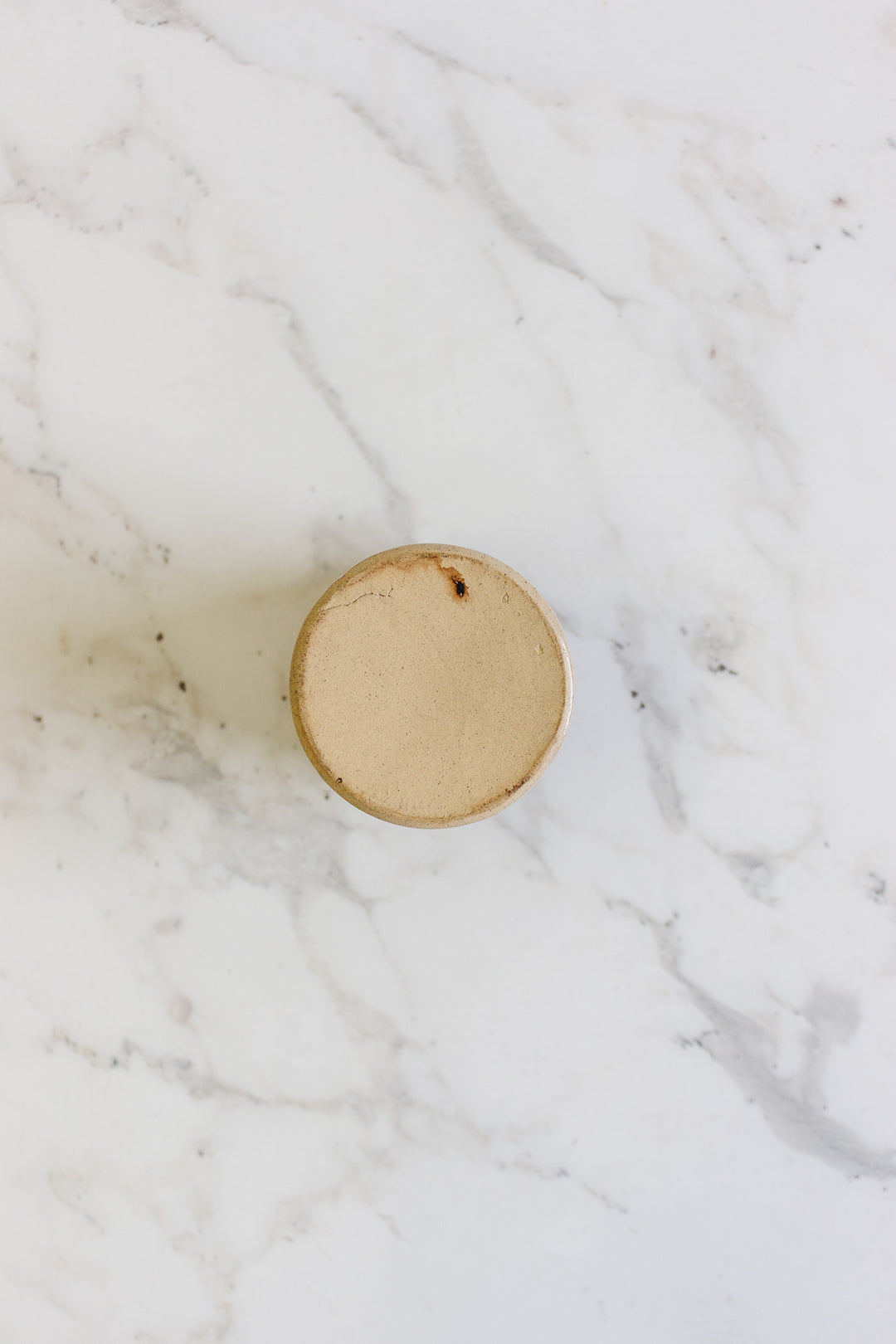 antique english stoneware mustard pot