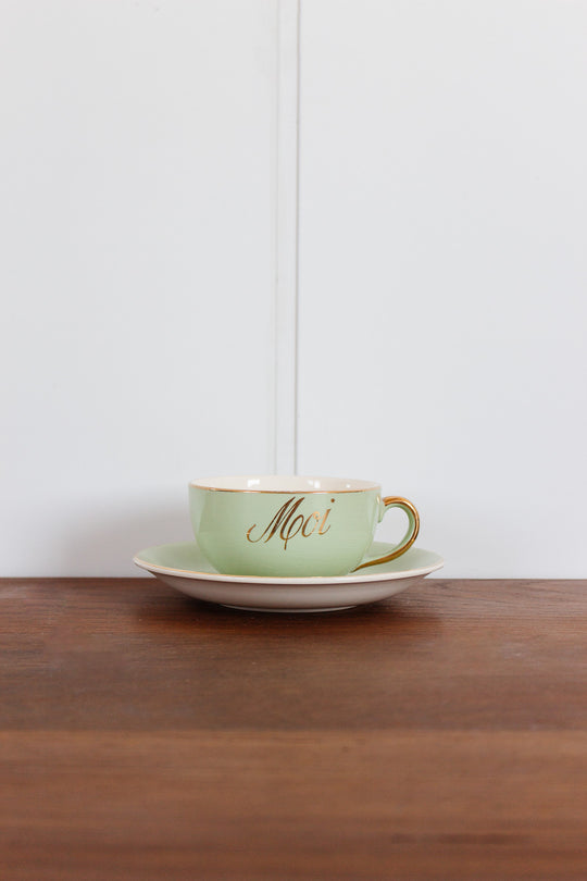 vintage french villeroy & boch "moi" tea cup