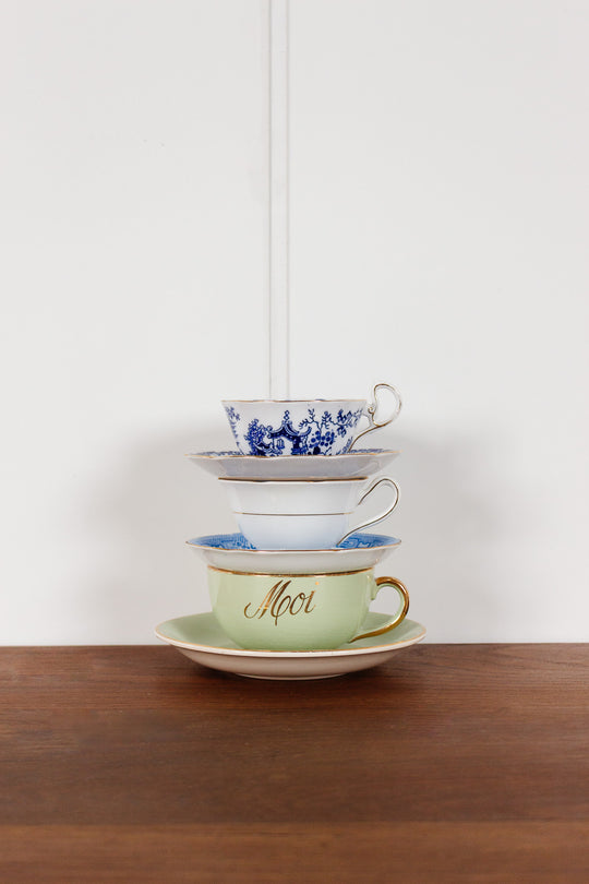 vintage french villeroy & boch "moi" tea cup