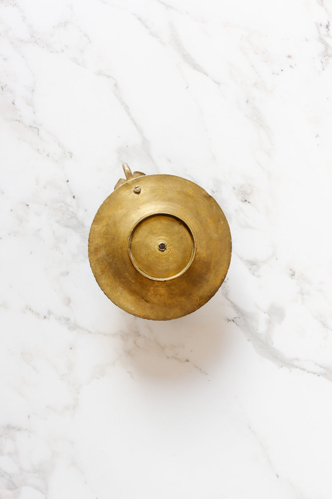 antique french embossed butterfly chamberstick