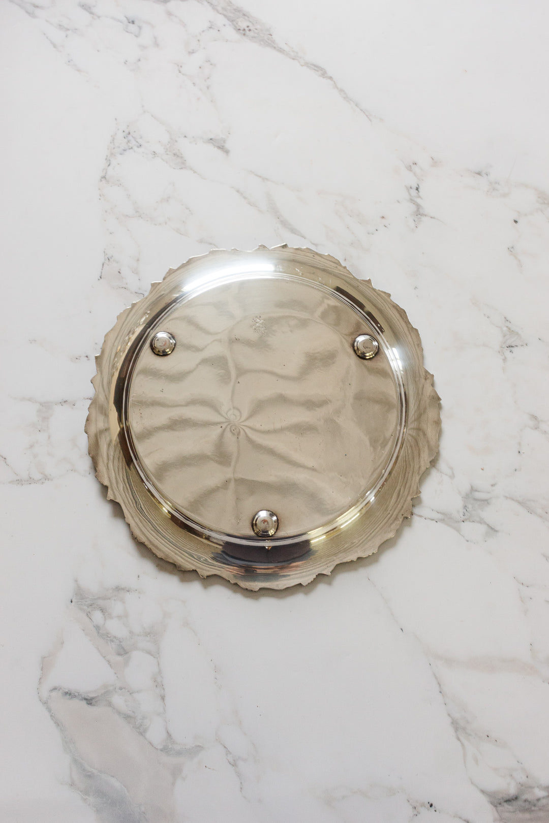 vintage sheffield reproduction silverplated grape vine platter