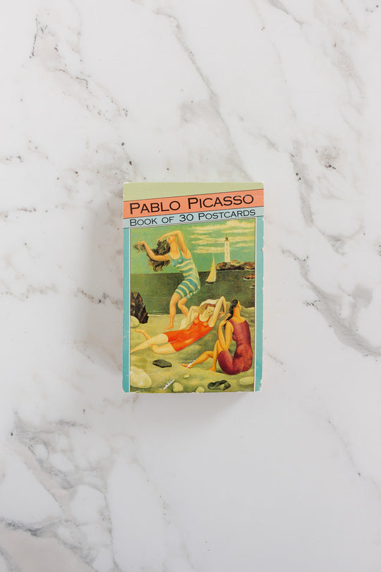 vintage picasso postcards, book of 30