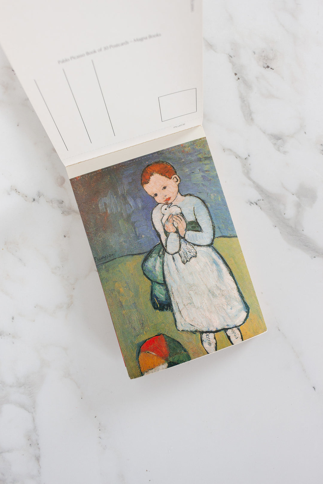 vintage picasso postcards, book of 30