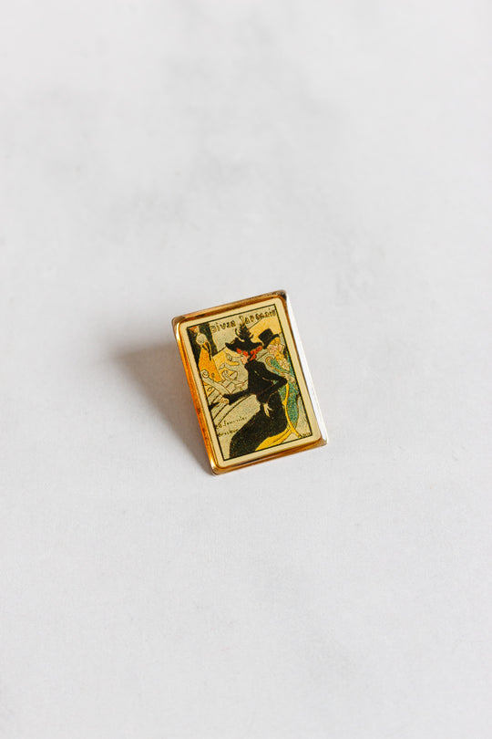 vintage french art pins
